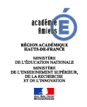 académie Amiens, région académique Hauts-de-France, ministère de l'éducation nationale, ministère de l'enseignement supérieur, de la rechercher et de l'innovation