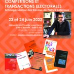 Colloque « Compétitions et transactions électorales dans les démocraties contemporaines »