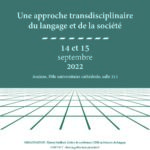 Journées d’études de l’axe 3 :  "Une approche transdisciplinaire du langage et de la société"