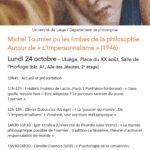 Journée d'étude « La philosophie oubliée de Michel Tournier : lectures et interprétations »
