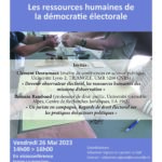 Séminaire « Les ressources humaines de la démocratie électorale »