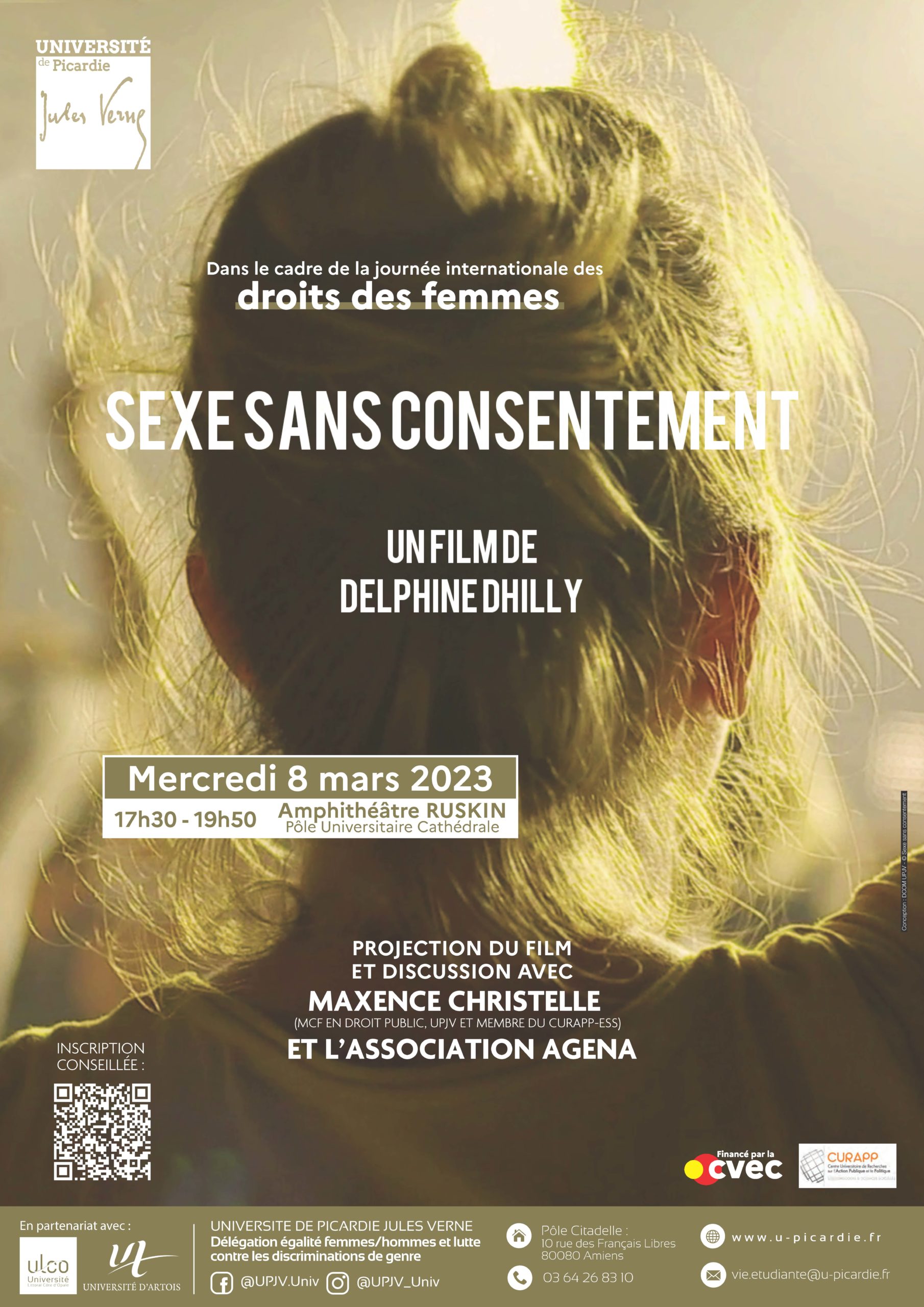 Projection et débat du film "Sexe sans consentement" de Delphine Dhilly