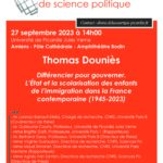 Soutenance de thèse de Thomas Douniès en science politique