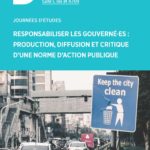 Journées d'étude Responsabiliser les gouverné·es