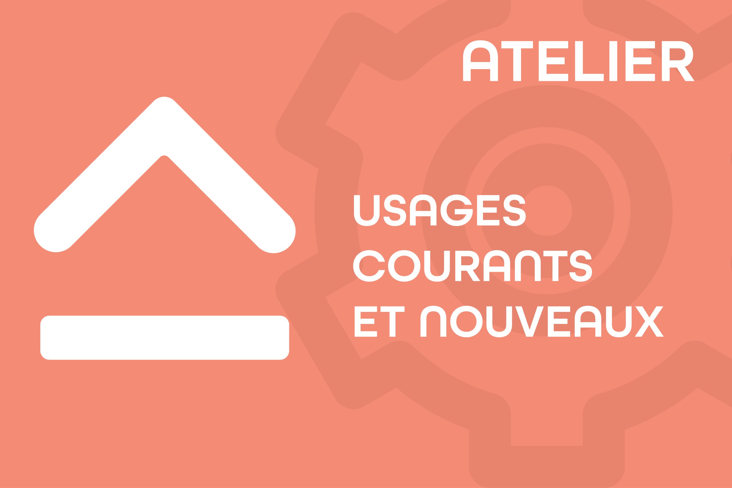 Atelier thématique « Usage courants et nouveaux »