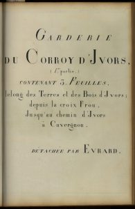 Garderie du Corroy d&rsquo;Ivors (1ère partie)