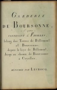 Garderie de Boursonne (1ère partie)