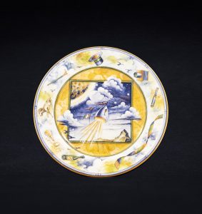 Assiette « De la Terre à la Lune »