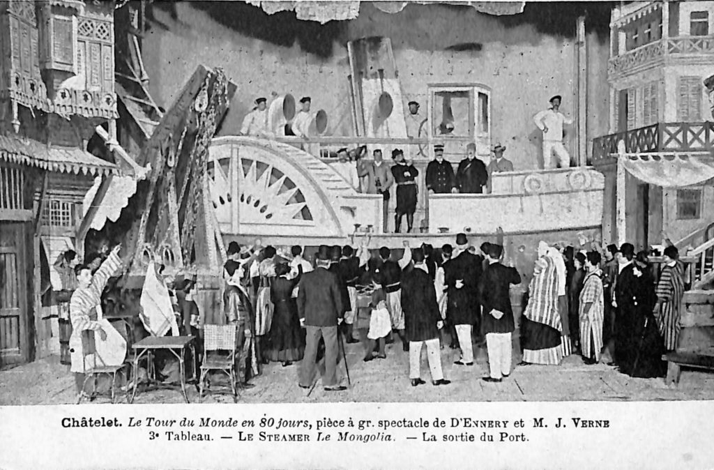 Carte postale Le Tour du Monde en 80 jours
