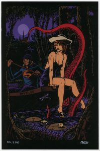 Illustration de l’affiche des Rendez-Vous de la Bande Dessinée d’Amiens, 2003