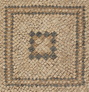 Détail d’une mosaïque dans la palestre des grands thermes