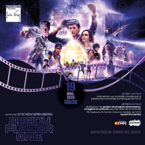venez tester la VR - affiche Ready player one