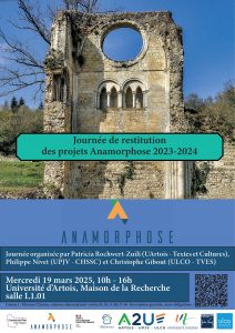 Affiche journée de restitution Anamorphose