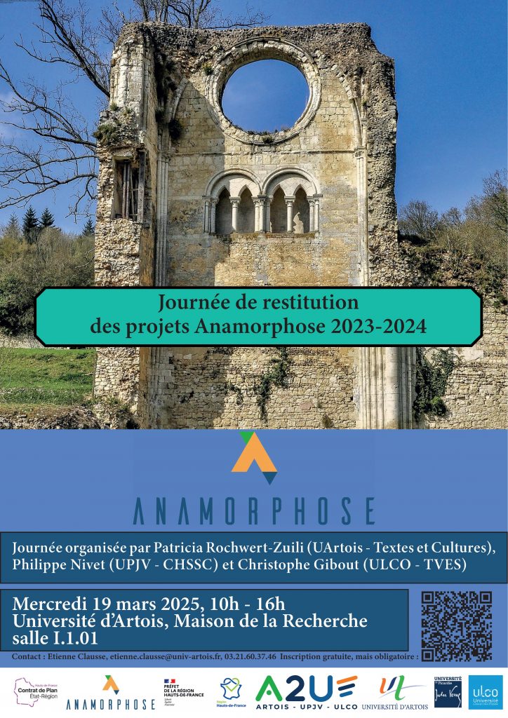 Affiche journée de restitution Anamorphose