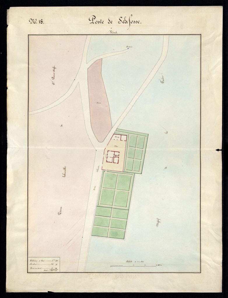 Plan du poste de Chafosse (AD de l'Aisne)