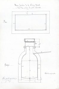 Croix Morel – Plan de la citerne de la maison forestière
