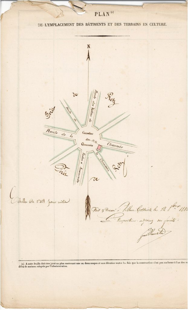 Feuillet signalétique de la maison forestière du Hautwison