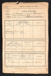 Feuillet signalétique de la maison forestière de la Faisanderie 2