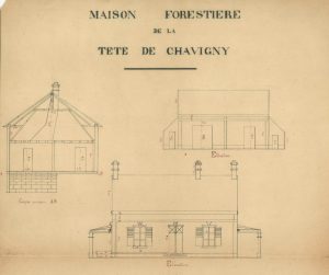 Tête de Chavigny – élévation de la maison forestière [extrait]