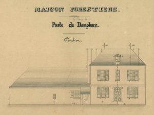 Croix de Dampleux – élévation de la maison forestière [extrait]