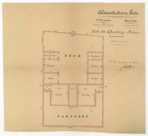 Quatorze Frères – plan de la maison forestière