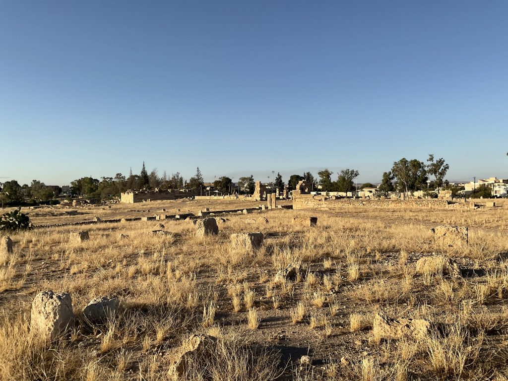 Vue de Sufetula vers le sud-ouest